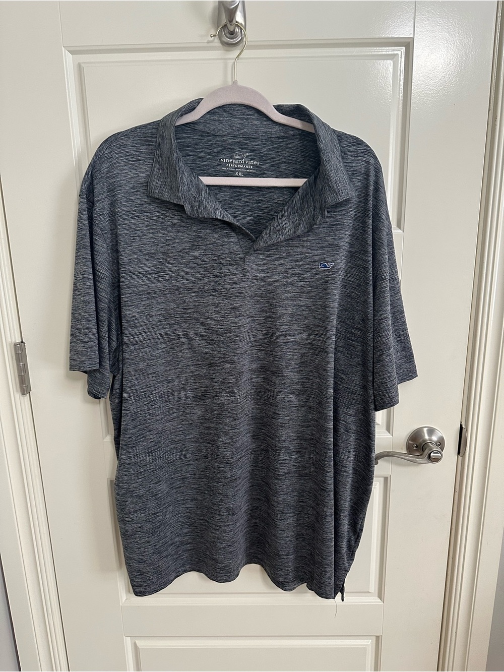 Vineyard Vines Men’s Charcoal Heather Performance Polo